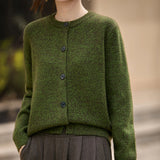 Chunky-Knit Alpaca-Blend cardigan
