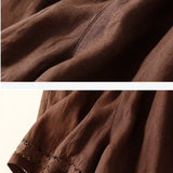 Lenora Embroidered Linen Shorts