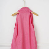 Valienne Drape Linen Vest
