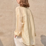 The Sheer Ramie Oversized Shirt