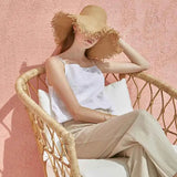 The Satin Strap Linen Cami