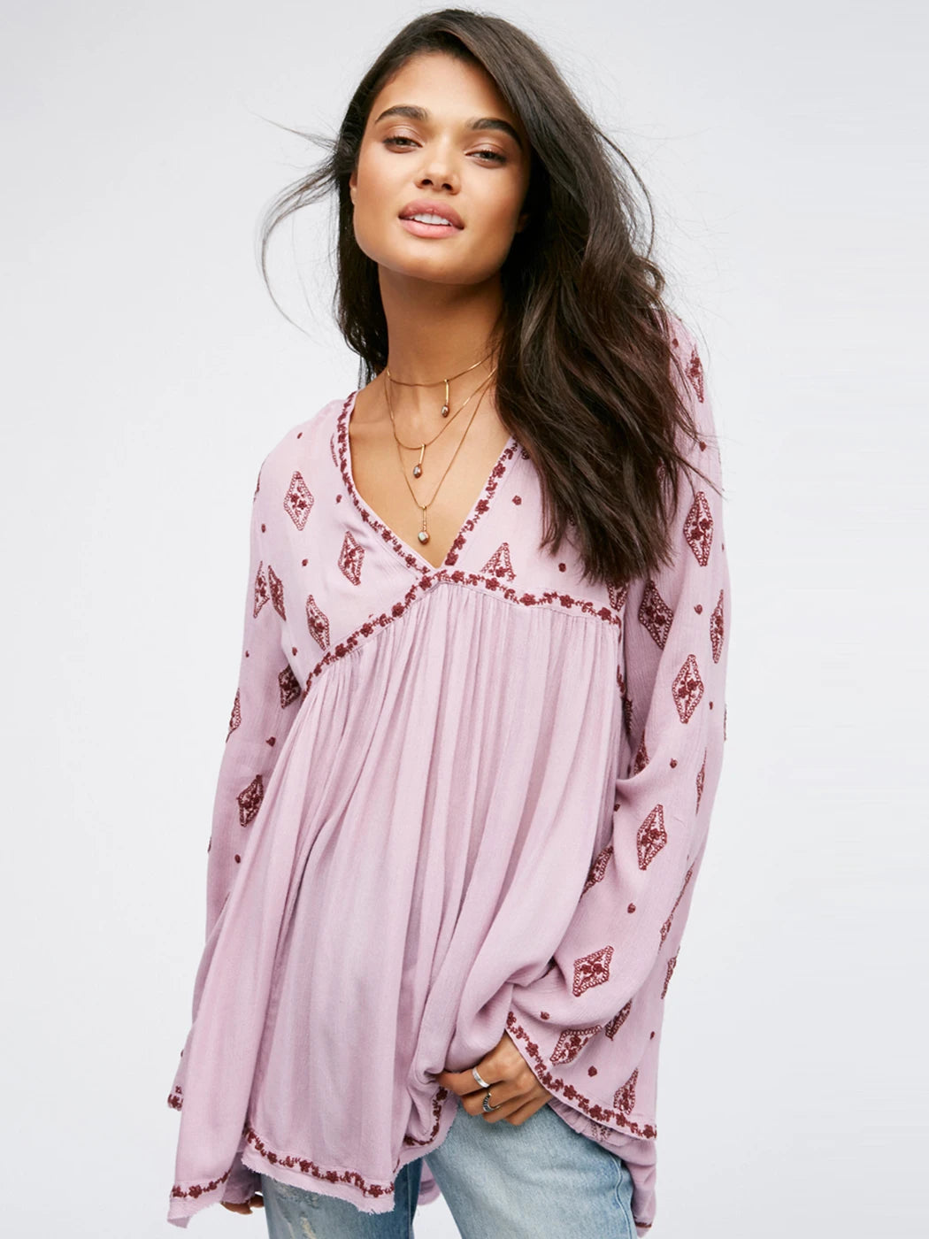 The Diamond Embroidered Tunic