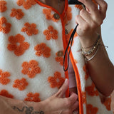 Dahlia Floral Fleece Vest