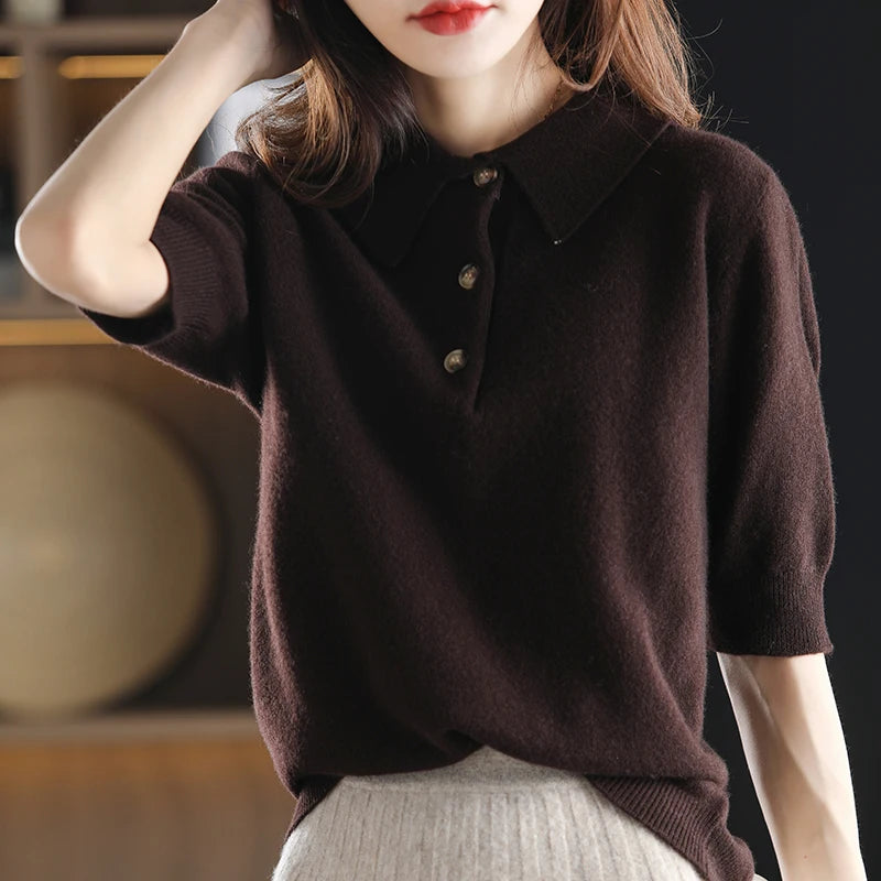 Madison Polo Wool Sweater