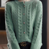 New London Pearl Button Cardigan