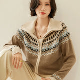 Strathan Cashmere Zip-Up