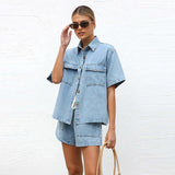 Olivia Denim 2-Piece Set
