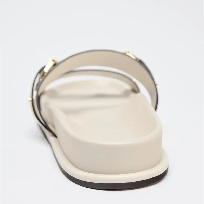 Maribel Twin Strap Flats