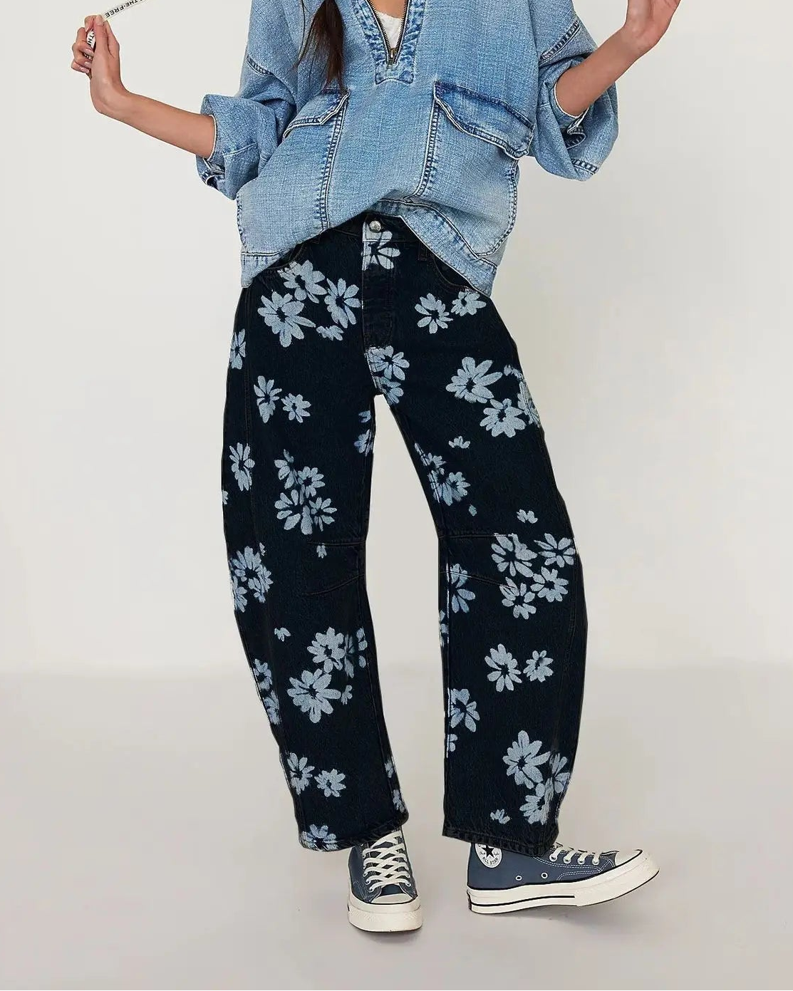 Florence Cotton Tapestry Jean