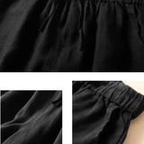 Lenora Embroidered Linen Shorts