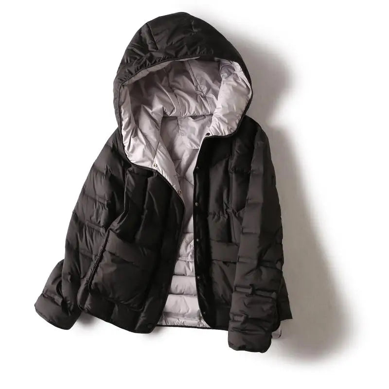 Lila Hooded Down Jacket
