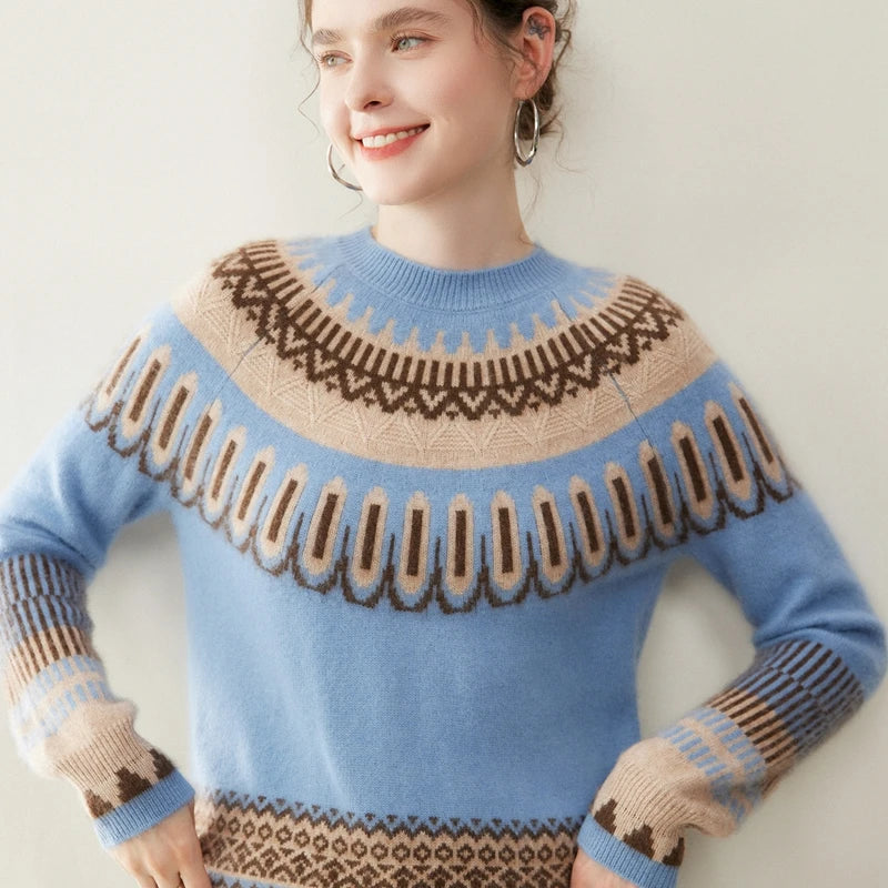 Isla Fair Isle Cashmere Sweater