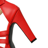 Lacey Strapped Platform Heels