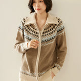 Strathan Cashmere Zip-Up
