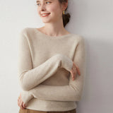 Bérénice Cashmere Boat-Neck Pullover