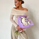 Orvieto Off-Shoulder Knit Top