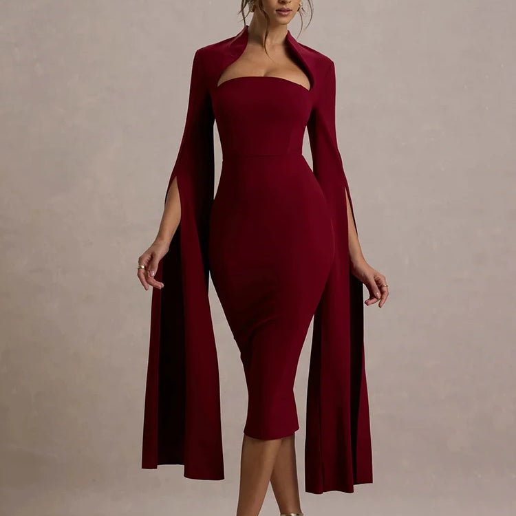 Calista Cape Dress