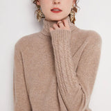 Valentina 100% Merino Turtleneck
