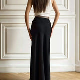 Seraphine Satin Fishtail Maxi Skirt