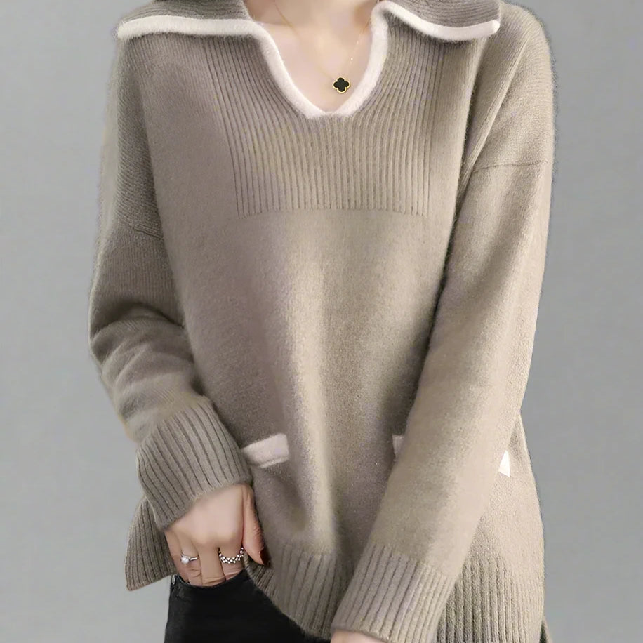 Dresden Mink Wool Sweater