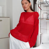 Liora Relaxed Crewneck Sweater