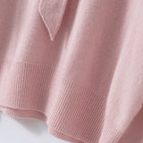 Selene Scarf-Collar Cashmere Pullover