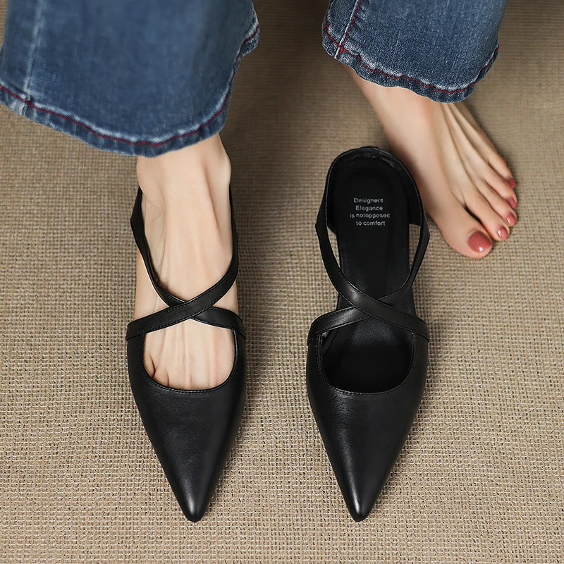 Palma Genuine Leather Mules