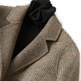 Honorine Plaid Wool Blazer Coat