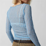 Olivia Women's Transparent Longsleeve Top