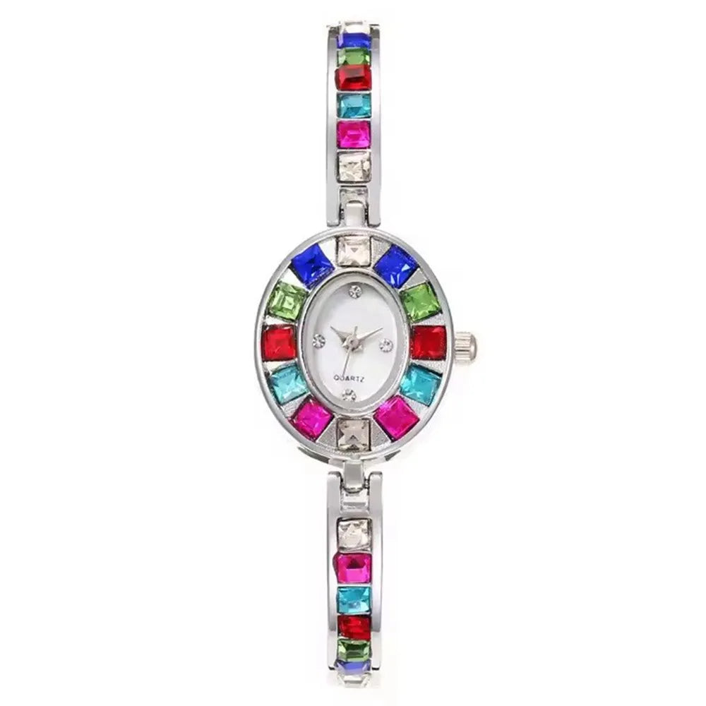 Luminelle Prism Stone Bangle Watch