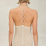 The Chevron Crochet Halter Maxi