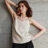 Women’s Linen V-Neck Camisole Top