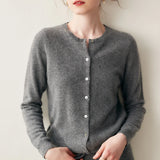 Ashford Cashmere Crew Cardigan