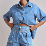 Marais 100% Cotton Denim Set