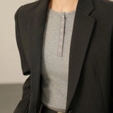 Milano Pop-Button Top