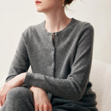 Ashford Cashmere Crew Cardigan