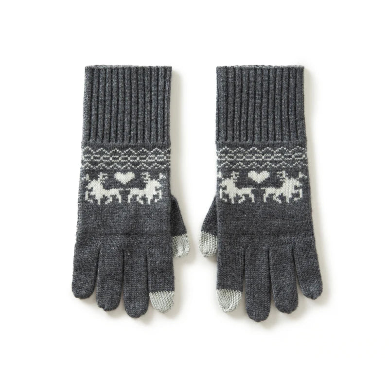 Noelle Cashmere Knit Gloves
