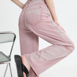 Cecile Auclair Pink Denim Jeans