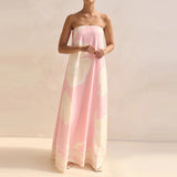 Rosalind Pleated Strapless Dress