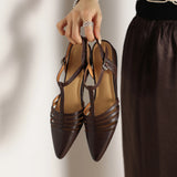 Tusancy Italian Leather Traveler Low Heel