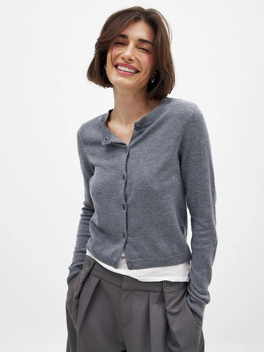 Camille Knit Button Cardigan