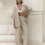 Hannah Cotton Two-Piece Set