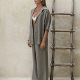 Hannah Cotton Two-Piece Set