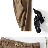 Milano Wide Leg Wool Trousers