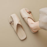 Minimalist Buckle Sandals