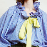 Bellarine Puffed Cotton Blouse