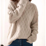 Cambria Cable Turtleneck Sweater