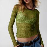 Olivia Women's Transparent Longsleeve Top