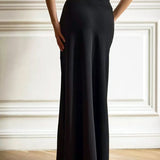Seraphine Satin Fishtail Maxi Skirt