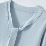 Selene Scarf-Collar Cashmere Pullover